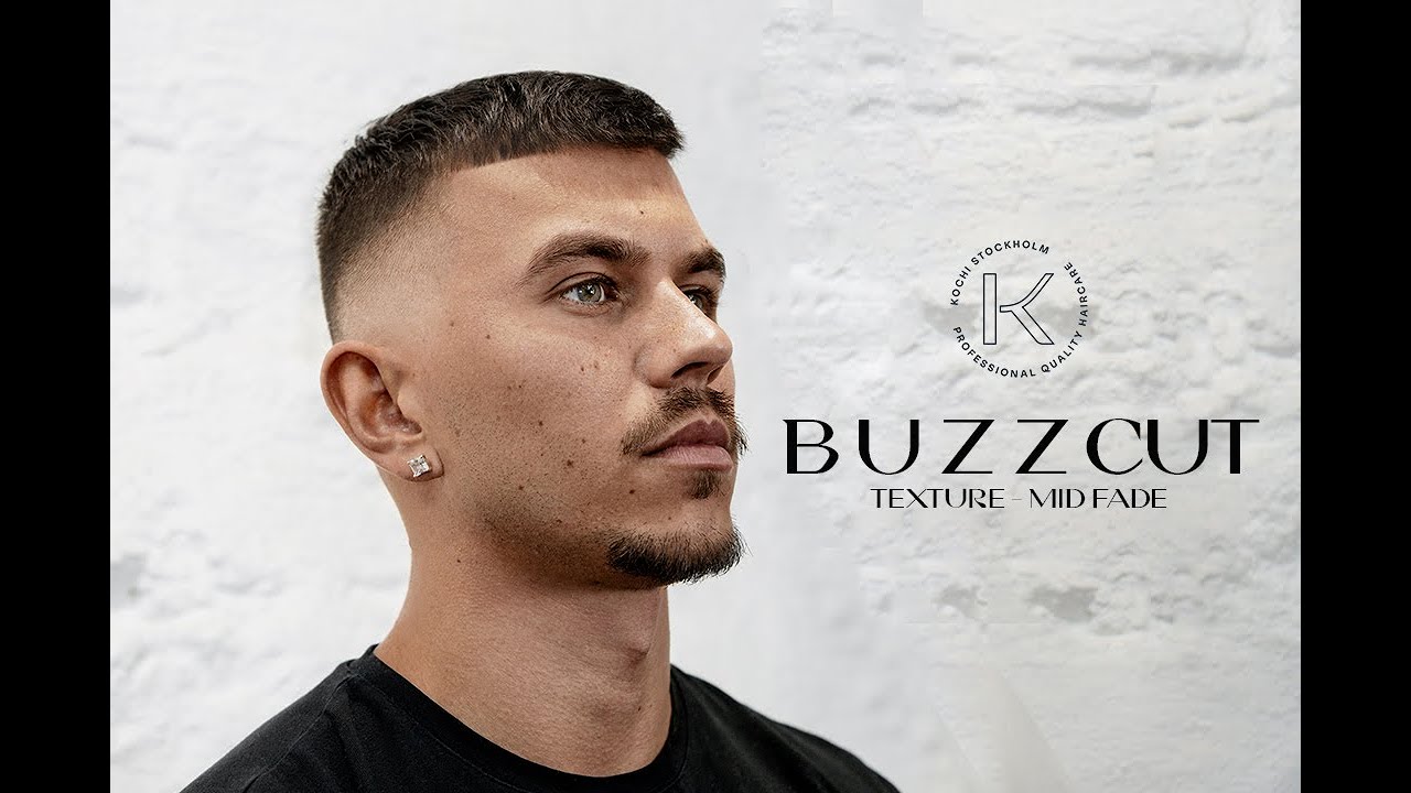 BUZZ CUT - MID FADE Men´s hairstyle inspiration #NEW 2022 - thptnganamst.edu.vn