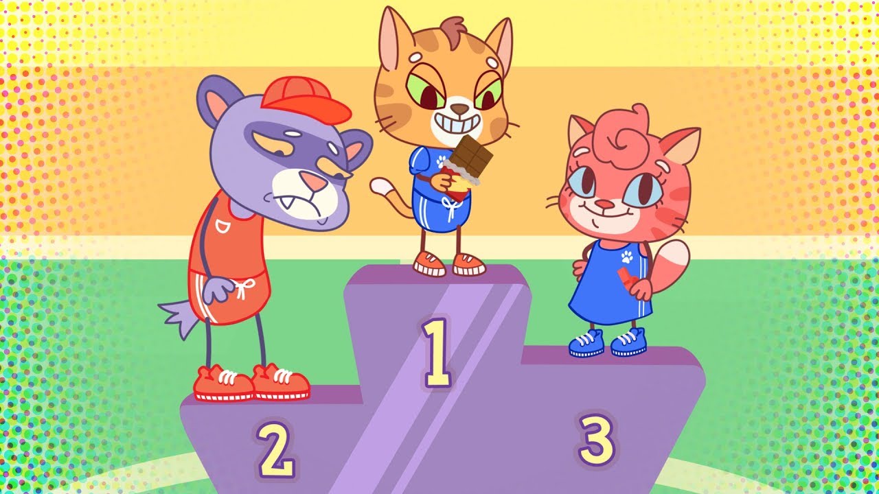 dibujos animados de los 90 Cat Family | Cartoon for Kids | New Full Episodes #60 - Right Motivation