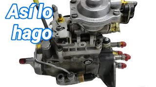 How to put the point of a Diesel Injection Pump