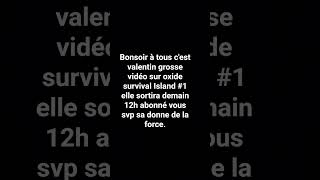 Nouvelles aventures sur oxyde surival Island #1