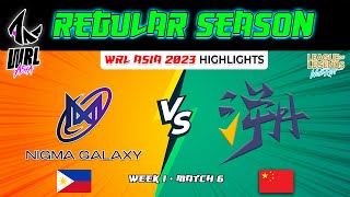 Match 5 | Nigma Galaxy vs Trace Esports - WRL Asia 2023 - Season 1