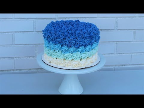 How To Make An OMBRE CAKE!!! | Frenchies Bakery