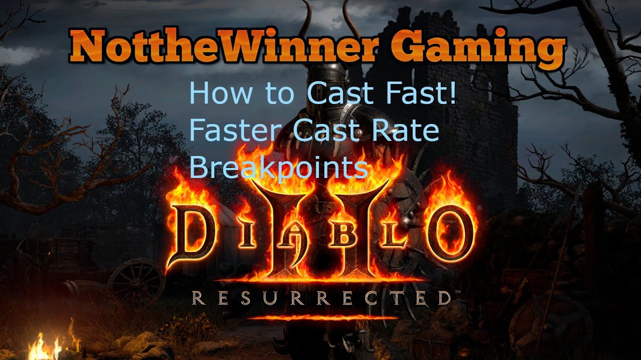 Diablo 2 Resurrected How to Cast Faster!! FCR Faster Cast Rate