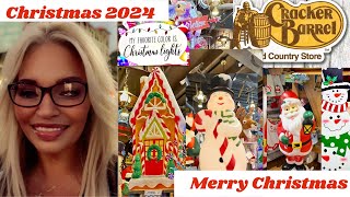 Cracker Barrel NEW 2024 Christmas Decorations Tour #christmasdecor2024 #crackerbarrel #christmas