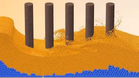 Two-Scale Particle Simulation (SIGGRAPH 2011)