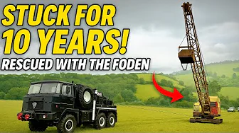 STUCK FOR A DECADE – We Recovered This Dragline with a Foden Wrecker