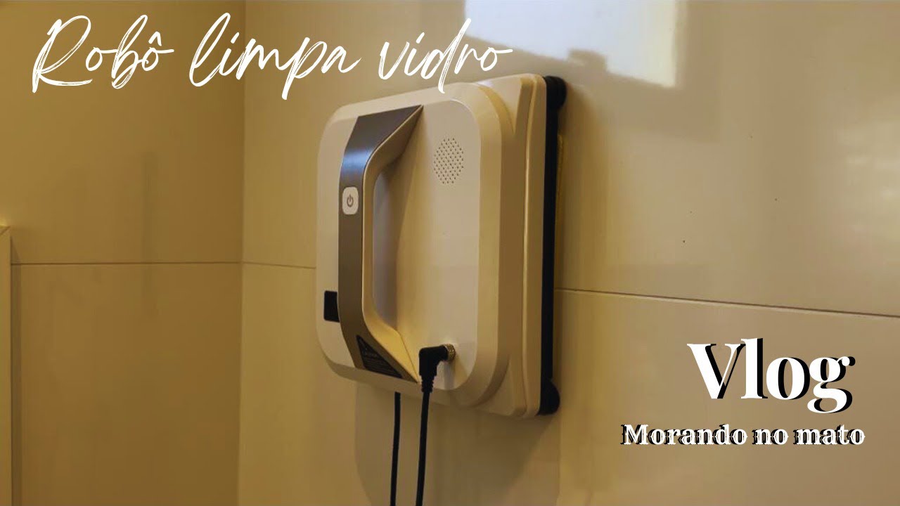 Robô inteligente  limpa vidros, Box, Espelho e parede.