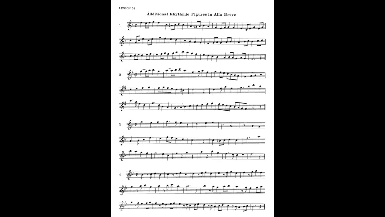 Rubank Elementary Method for Clarinet: Lesson 34 - YouTube