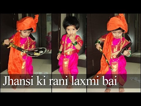 Buy Rani Laksmi Bai Kids Fancy Dress Costume For Girls | ItsMyCostume