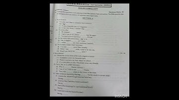 question paper of english compulsory second semester (gndu) 2023#papersolution #exampreparation #yt