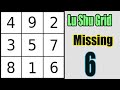 lo shu grid method missing 6 | lo shu grid | lu shu grid | abhishek bhatnagar numerology