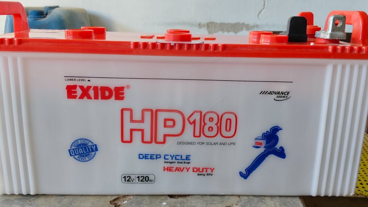 Exide HP 180 New battery life deep cycle battery 🔋 Tubular tape battery 🔋