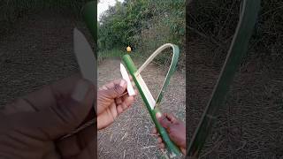 Simple Bamboo Slingshots #Ramcharan110 #Experiment #Slingshot