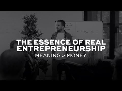 ESSENCE OF REAL ENTREPRENEURSHIP