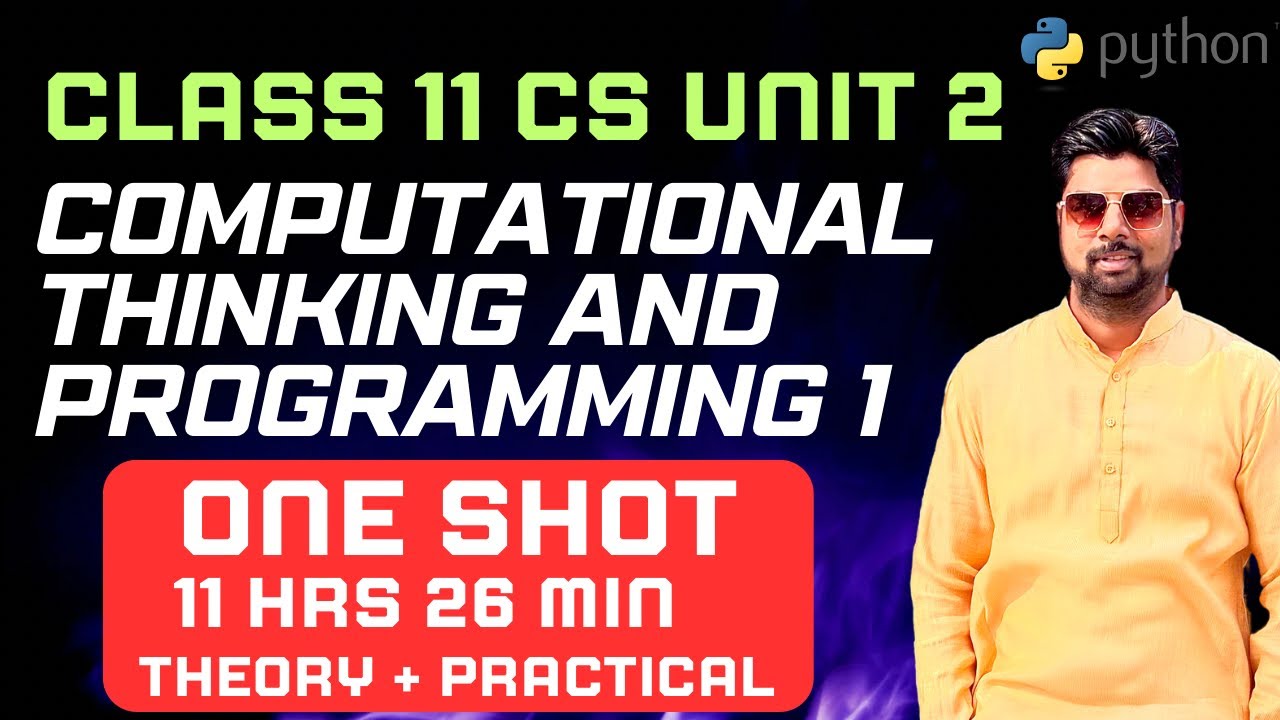 “One Shot Computational Thinking & Programming | Getting Started with ...