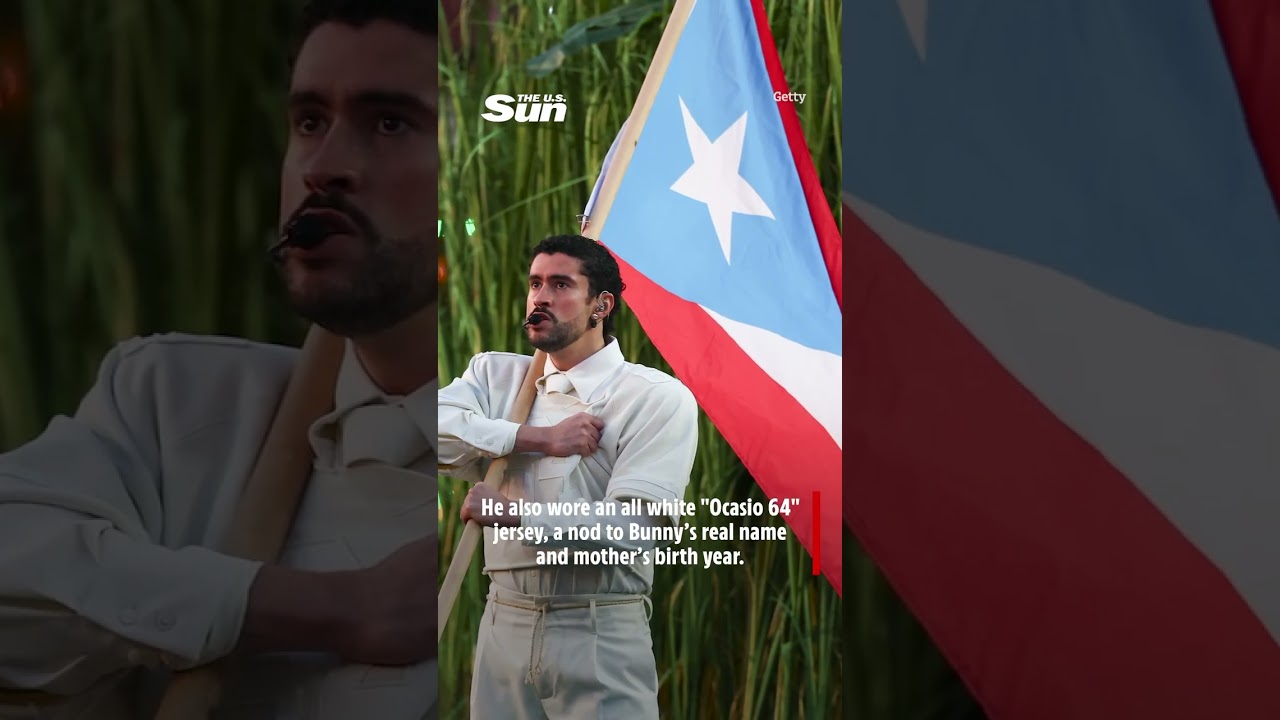 Bad Bunny's Super Bowl show packed with secret nods to his roots 👀