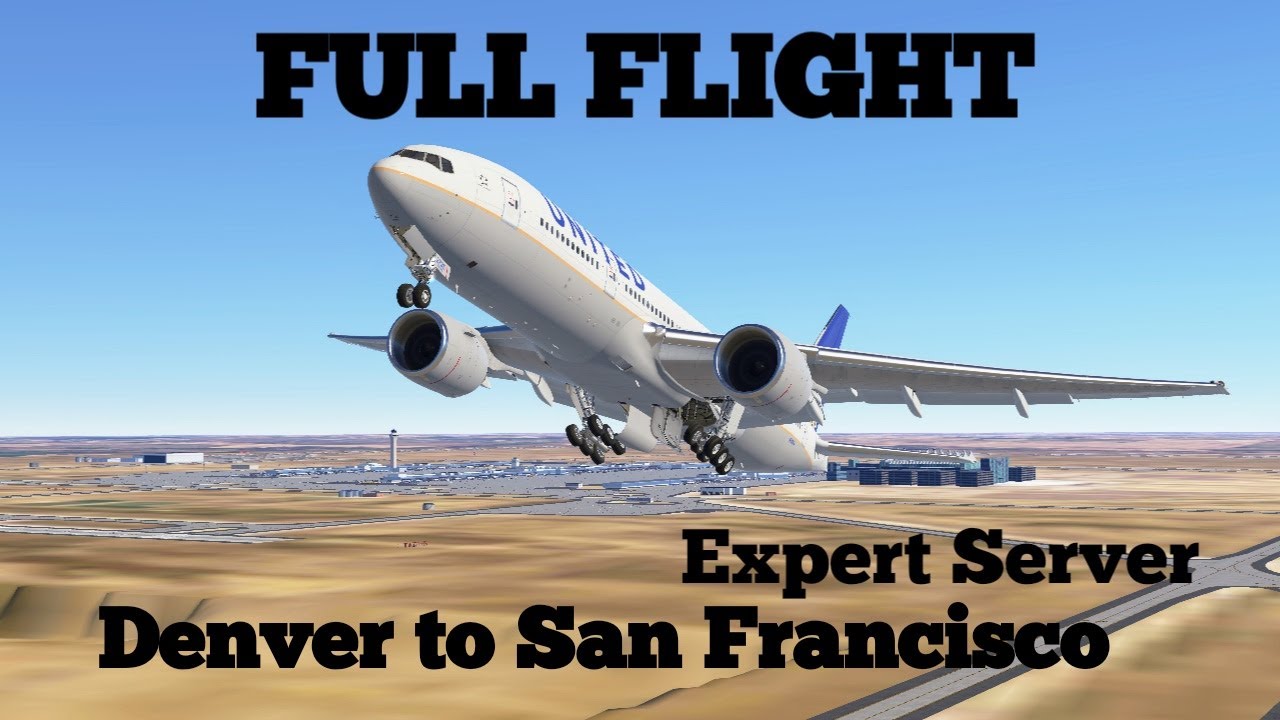 Infinite Flight Expert Server| United Airlines 777-222(ER) | Denver to ...