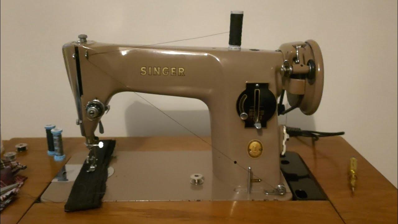 Spooling or filling a bobbin with Singer 201k speedrun XD YouTube