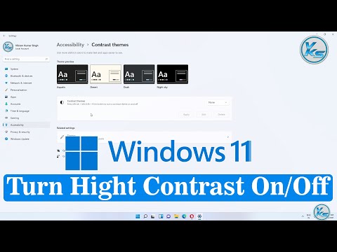 ✅ How To Turn High Contrast On/Off On Windows 11