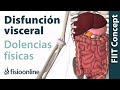 Disfunción visceral y dolor de espalda muscular y articular.