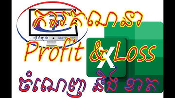 ការគណនាប្រាក់ចំណេញនិងប្រាក់ខាត/Profit and loss-by Borey Computer