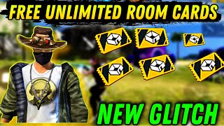 Unlimited Room Card In Free Fire|How To Get Unlimited Custom Room Card In Free Fire|FF New Glitch|