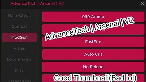 Arsenal | AdvanceTech | V2 | Working For Arceus X & Mobile Fluxus | Gui Script