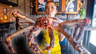 10 Pound King Crab turned into 3 Gourmet Meals by Chef Esther Choi!