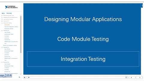 LabVIEW Core 3: 6 CREATING MODULAR CODE SCREEN READER SUPPORT ENABLED
