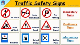 Traffic Signs & Signals | 65 Important ROAD SIGNS That You Need To Know When Driving |  Street Signs