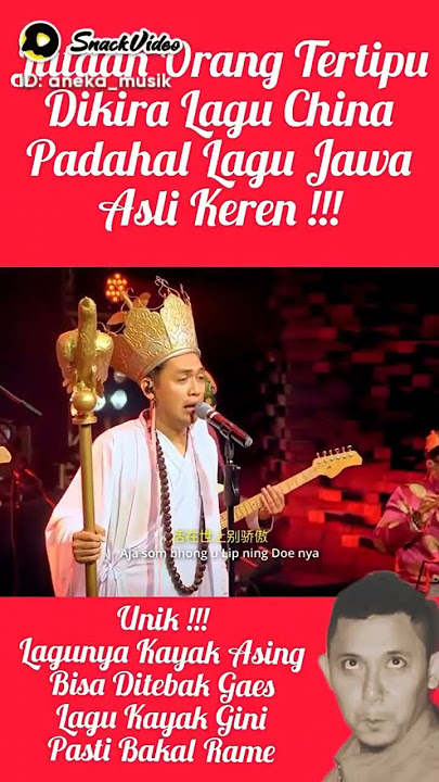 Dikira lagu cina padahal lagu jawa