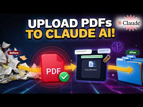 How to Upload PDF Files to Claude AI Step by Step for Beginners | Claude AI PDF Tutorial