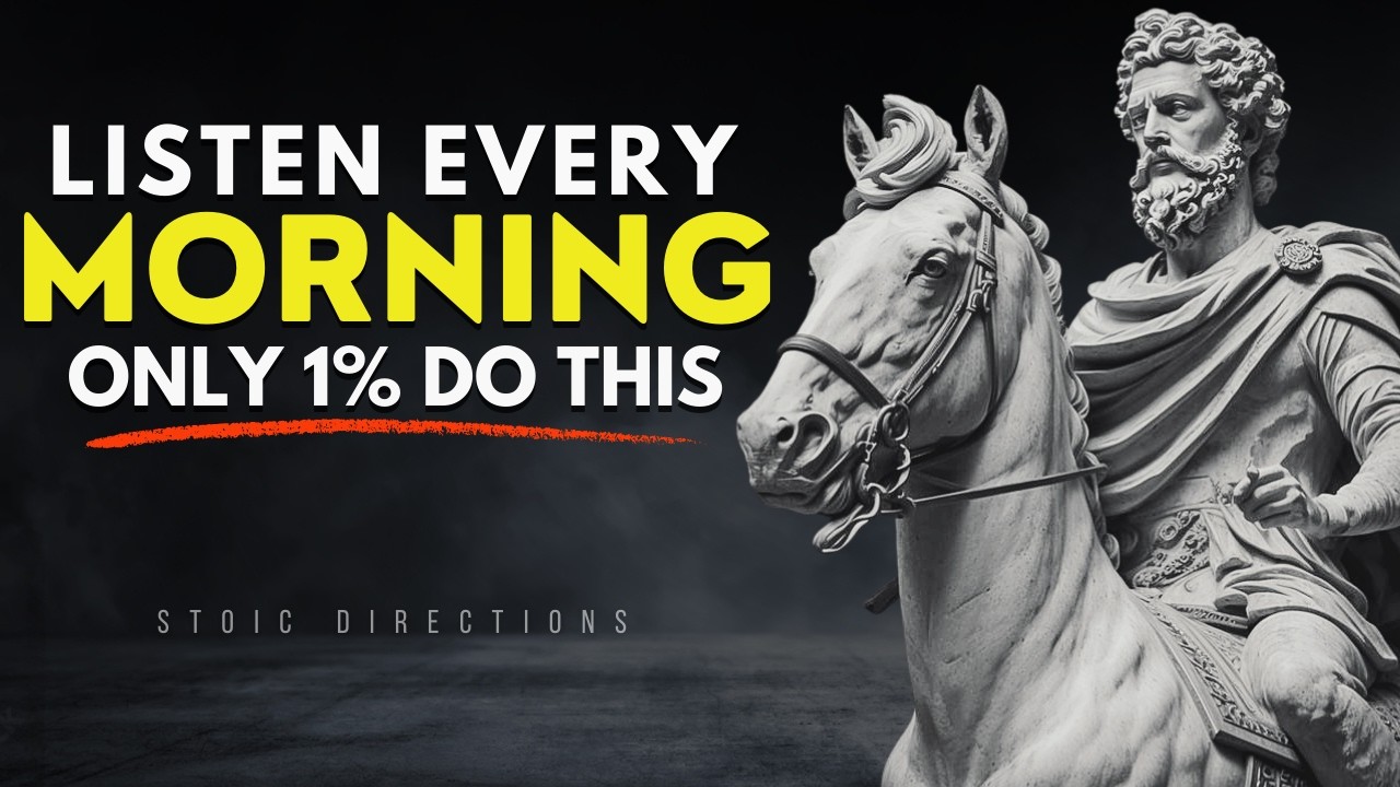 Only 1% Control Their Thoughts Before 8AM — STOIC MENTAL ARMOR ROUTINE | STOICISM
