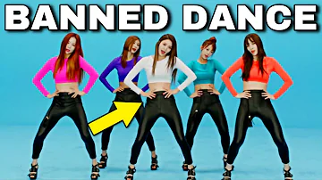 KPOP BΛNNED DANCE: Before VS After