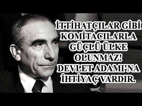 Alparslan Türkeş'in İttihat-Terakki ve Liderleri Hakkındaki Görüşleri -  YouTube