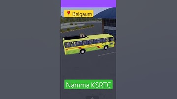 ❣️💎👑 KSRTC 💛❤️💥|| #automobile #driver #ksrtcbus #driving #bussid#travel #belgaum #hubballi #bagalkot