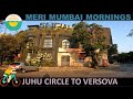 Cycling in mumbai streets  juhu  circle  to versova