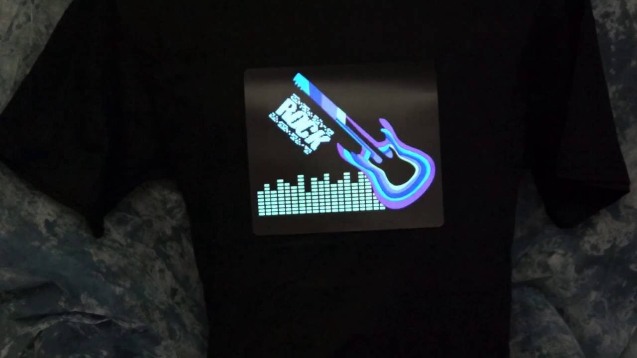 LED T-Shirt „Active Rock“