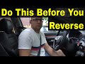 Do This Before You Reverse In A Car-Driving Lesson