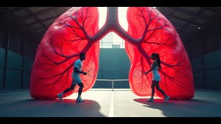 The Tennis Court Inside You: The Incredible Surface Area of Your Lungs  #MedicalAnatomy #HumanBody