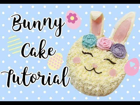 Marvelous Easter Bunny Rabbit Cake Tutorial | Spring Cake Tutorial | Whipped Cream cake | Cake Decorating Gourmet Food