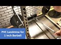 PVC Landmine for 1 inch Barbell Home Gym DIY