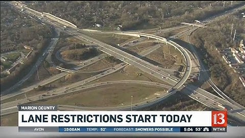 Construction on I-65 I-465 interchange now underway