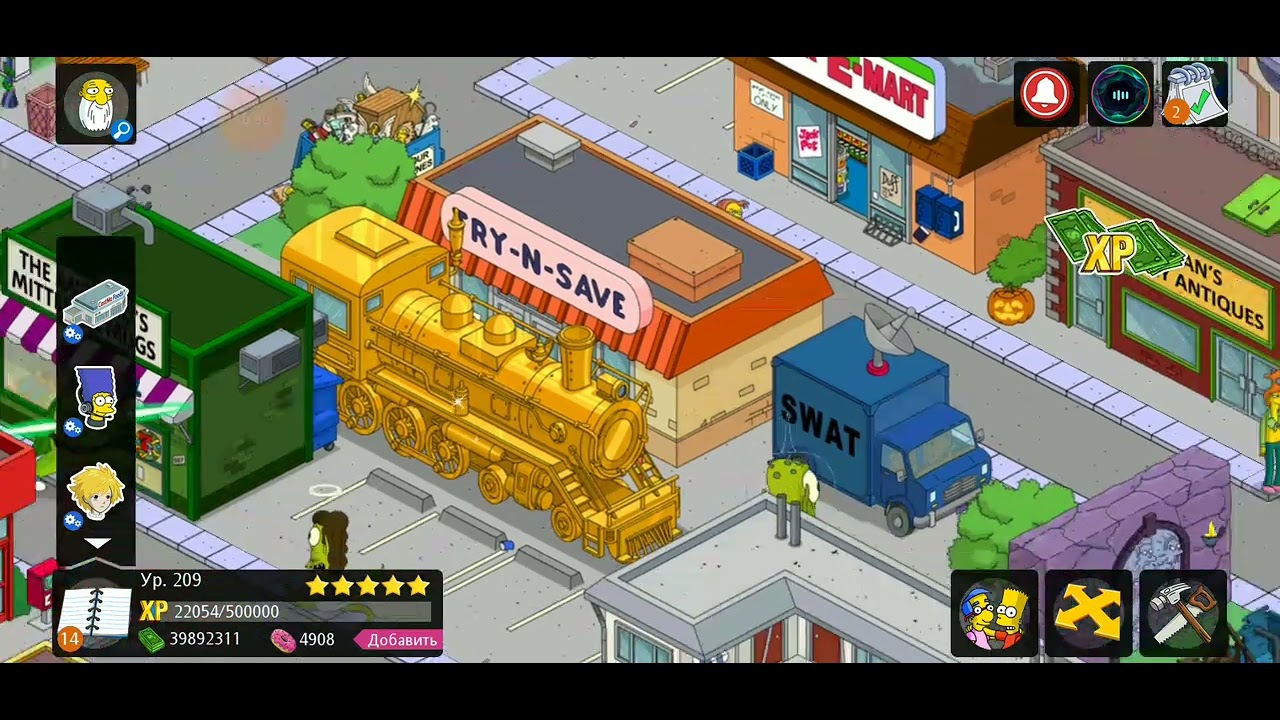 Simpsons Tapped Out 2024 - S13 (10) random gameplay