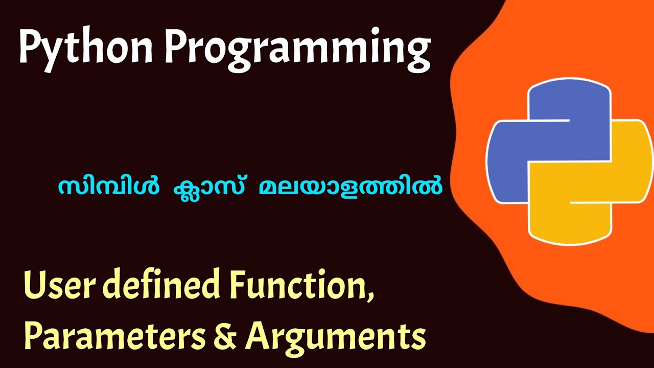 Python User defined Function|Parameters and Arguments|Python ...