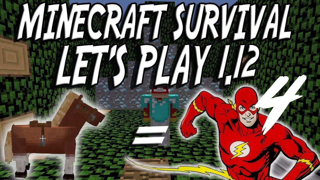 Minecraft Survival Let's Play Episode 4- Finding the fastest horse I've