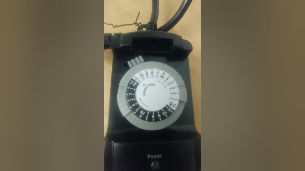 How to Set Outdoor Christmas Light Timer YouTube