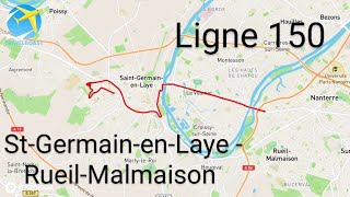 Idfm Arg. Boucles De Seine 150 St-Germain-En-L. Nicot - Gare De Rueil-Malmaison