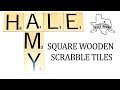 SUBLIMATION WOOD SQUARE SCRABBLE TILES SUBLIMATION WOOD SQUARE SCRABBLE TILES