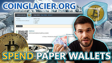 coinglacier.org Paper Wallets part 3 | Withdraw from Cold Storage